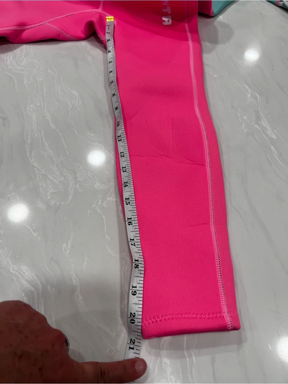 Dive and Sail Neoprene Kids’ Wetsuit Size XXL Pink Long Sleeve Back Zip Full